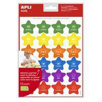 Pack 12 feuilles gommettes motivation étoiles - Apli Kids thumbnail image