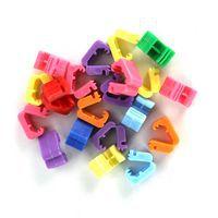 Clips fermeture de ballon en plastiques couleur (x50) thumbnail image