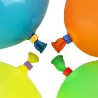 Clips fermeture de ballon en plastiques couleur (x50) thumbnail image 2