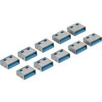 Bouchon-cadenas USB type A Codage bleu thumbnail image