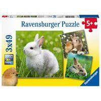 Puzzles Mignons petits lapins - Ravensburger thumbnail image