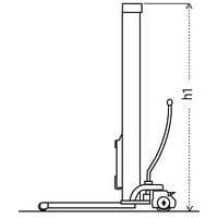 Gerbeur Kléos HM 1000 S16 - Capacité 1000 kg thumbnail image 2