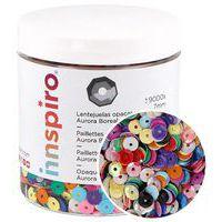 Bocal de 120 g sequins opaques brillants couleurs assorties - Innspiro thumbnail image