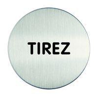 Pictogramme design aluminium - Tirez thumbnail image