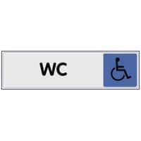 Panneau de signalisation en plexiglas - WC handicapé thumbnail image