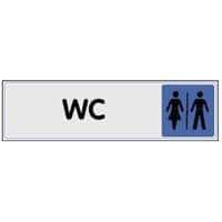 Panneau de signalisation en plexiglas - WC thumbnail image