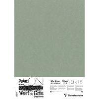 Paquet 15 feuillesPaintON vert de gris 250g - Clairefontaine thumbnail image