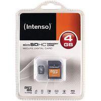 Carte MicroSDHC Class 4 - 4Go INTENSO thumbnail image