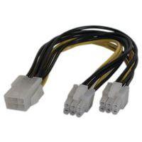 Doubleur d'alimentation PCI Express 6 pins -15 cm thumbnail image