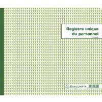 Registre unique du personnel (salariés et stagiaires) - 56 pages thumbnail image