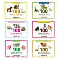 Boîte de 100 bons points 5,7 x 7,8 cm animaux sauvages thumbnail image