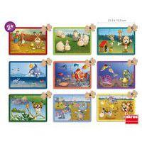 Set de 9 puzzles les animaux - Akros thumbnail image