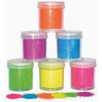 Ensemble 6 pots salières 45g paillettes étincelantes fluo thumbnail image