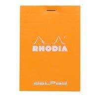 Bloc orange agrafé réglure dot - Rhodia thumbnail image