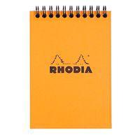 Bloc orange reliure intégrale petits carreaux - Rhodia thumbnail image