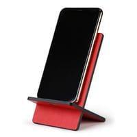 Support pour téléphone mobile simili cuir italien coquelicot thumbnail image 2