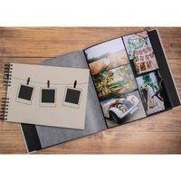 Album photo livre 60 pages noires Instants - 29x32cm - Beige thumbnail image 4