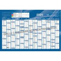 Calendrier annuel horizontal - 65 x 43 cm - Année 2025 - Quo Vadis thumbnail image