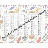 Lot de 10 Calendrier 2025 FANTAISIE 27X21 exotique par 10 thumbnail image 2