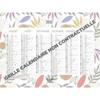 Lot de 10 Calendrier 2025 FANTAISIE 55X40,5 exotique par 10 thumbnail image 2