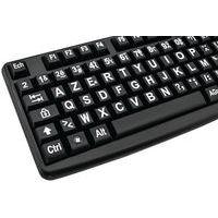 Clavier confort visuel écriture blanche touches noires - Geemarc thumbnail image 2