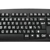 Clavier confort visuel écriture blanche touches noires - Geemarc thumbnail image 5