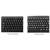 Clavier confort visuel écriture blanche touches noires - Geemarc thumbnail image 3