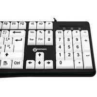 Clavier confort visuel écriture noire touches blanches  - Geemarc thumbnail image 2