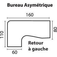 Bureau asymétrique Alpha thumbnail image 3