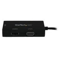 Adaptateur de voyage Mini DisplayPort vers VGA/DVI/HDMI - Noir thumbnail image 3