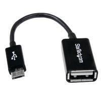 Câble adaptateur Micro USB vers USB Host OTG 12cm M/F StarTech thumbnail image