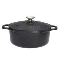 Cocotte en fonte ronde 20 cm Noire - Sublime - CHASSEUR thumbnail image