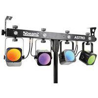 Ensemble de 4 projecteurs Astro Parbar 4x20W COB + 4xLEDs 1 W blanc thumbnail image