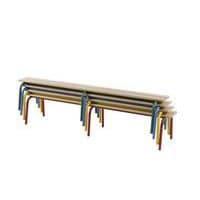 Banc maternelle sans dossier longueur 160 cm - Manutan Expert thumbnail image 2