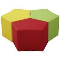 Lot de 3 poufs Arpège coloris panachés - Manutan Expert thumbnail image