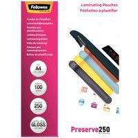 Pochette plastification A4 250µ par face - Fellowes thumbnail image