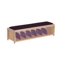 Banc d'accueil Lili avec casiers assise mousse thumbnail image