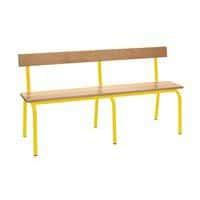 Banc maternelle avec dossier longueur 160 cm - Manutan Expert thumbnail image