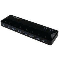 Hub USB 3.0 à 10 ports avec ports de charge et synchronisation-2x 1,5 A thumbnail image