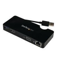 Mini station d'accueil USB 3.0 universelle portable HDMI, VGA, Gigabit Ethernet thumbnail image