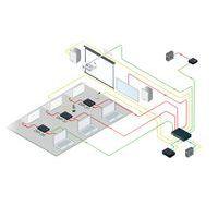 Sélecteur automatique 2 HDMI 1 VGA Ethernet, RS-232 et audio HDBaseT thumbnail image 3