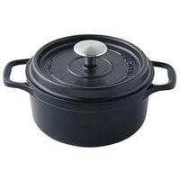 Cocotte en fonte ronde 20 cm -INVICTA- Noire thumbnail image