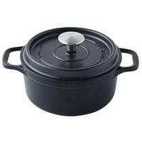 cocotte en fonte ronde 26 cm -INVICTA- Noire thumbnail image