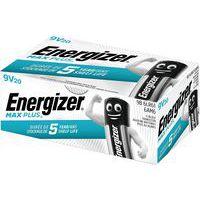 Pile alcaline Max Plus - 9V - Lot de 20 - Energizer thumbnail image