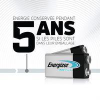 20 Pile alcaline Max Plus - 9V - Lot de 20 - Energizer thumbnail image 2