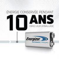 10 Pile Ultimate Lithium - 9V - Lot de 10 - Energizer thumbnail image 4