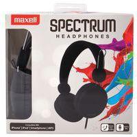 Casque avec micro sur fil Spectrum Noir - Maxell thumbnail image 3