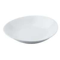 Assiette creuse ovale en porcelaine blanc-Eo thumbnail image