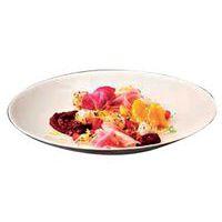 Assiette plate en porcelaine blanc-Fineo thumbnail image