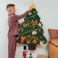 Kit DIY sapin de Noël géant feutrine avec 30 décorations thumbnail image 4